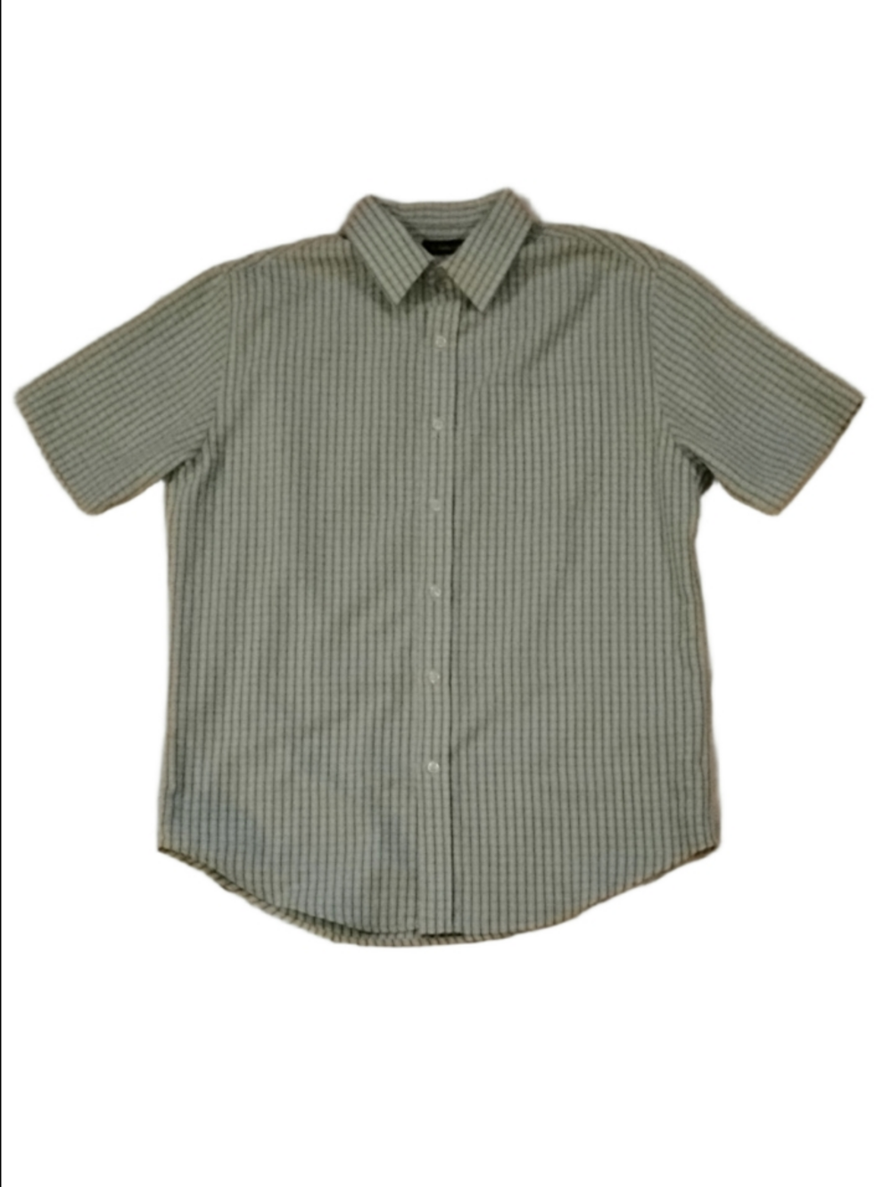 3/$20 Men's Blue Plaid Button-Down Shirt